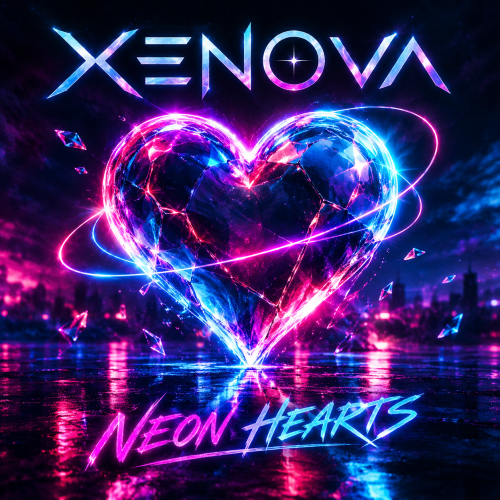 neon hearts Artwork